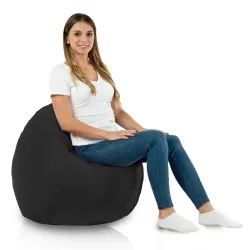 Coussin Pouf de Sol Rond - Outdoor Pro d'extérieur Jardin Imperméable – vue 4