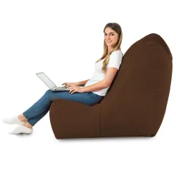 Fauteuil Pouf Relax XXL pour adultes Disinto - Velours Soft – vue 48