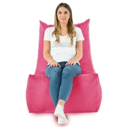 Fauteuil Pouf Relax XXL pour adultes Disinto - Velours Soft – vue 49
