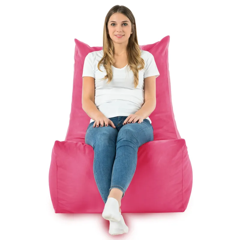 Fauteuil Pouf Relax XXL pour adultes Disinto - Velours Soft – vue 49