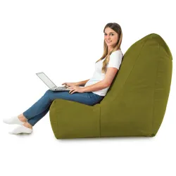 Fauteuil Pouf Relax XXL pour adultes Disinto - Velours Soft – vue 36