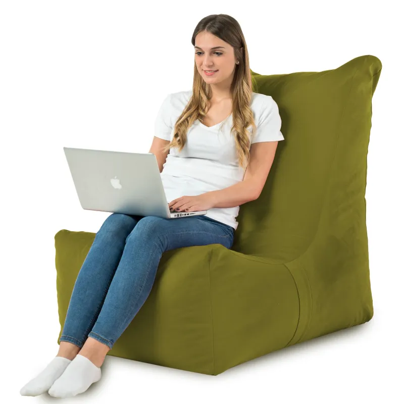 Fauteuil Pouf Relax XXL pour adultes Disinto - Velours Soft – vue 68