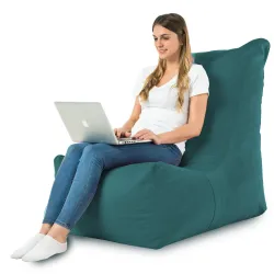 Fauteuil Pouf Relax XXL pour adultes Disinto - Velours Soft – vue 22