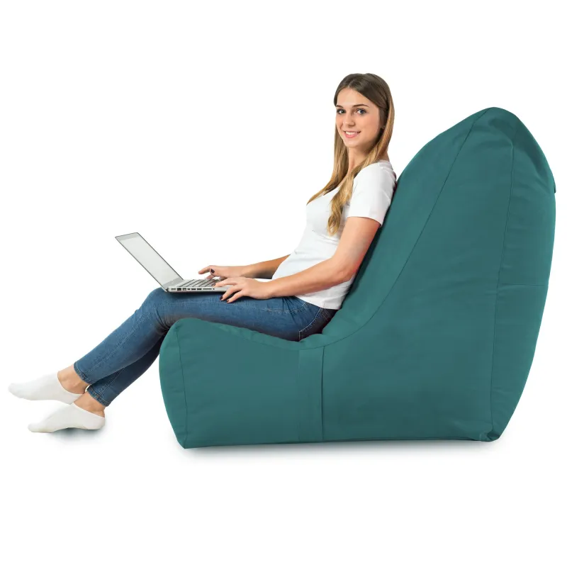 Fauteuil Pouf Relax XXL pour adultes Disinto - Velours Soft – vue 38