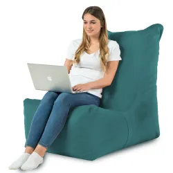 Fauteuil Pouf Relax XXL pour adultes Disinto - Velours Soft – vue 70