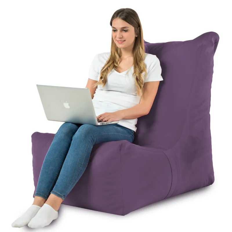 Fauteuil Pouf Relax XXL pour adultes Disinto - Velours Soft – vue 71
