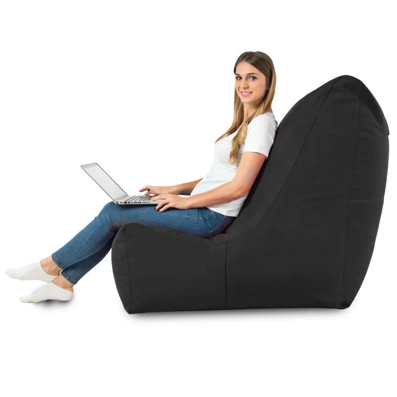 Fauteuil Pouf Relax XXL pour adultes Disinto - Velours Soft – vue 44