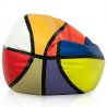 Coloré Pouf Ballon De Basketball Simili-Cuir