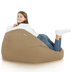 Beige Pouf Poire XL nylon