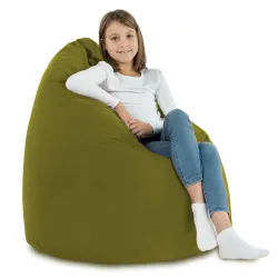 Pouf Poire XL Standard - Velours Soft – vue 23