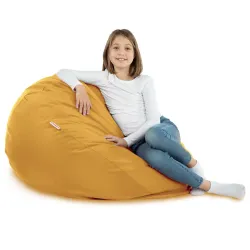 Pouf Poire XL Standard - Velours Soft – vue 50