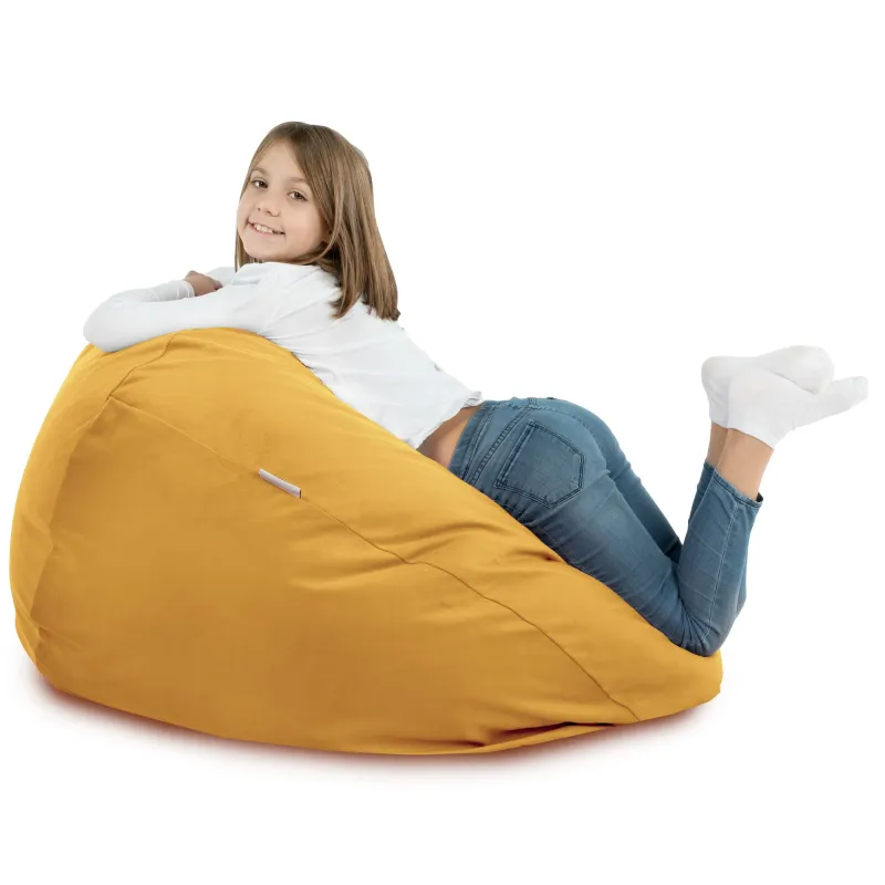 Pouf Poire XL Standard - Velours Soft – vue 62