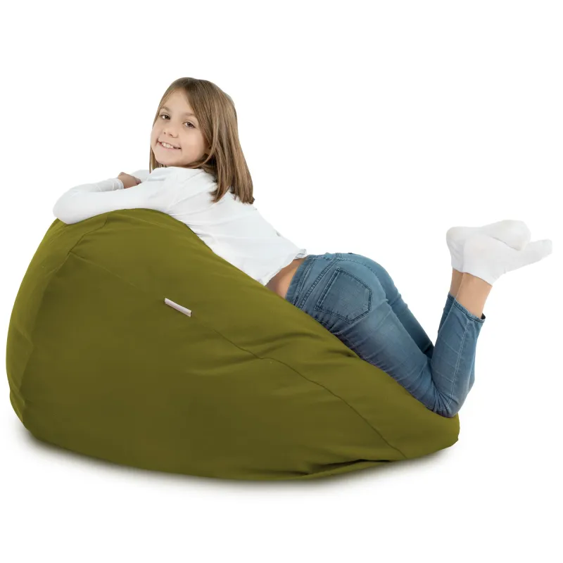 Pouf Poire XL Standard - Velours Soft – vue 66