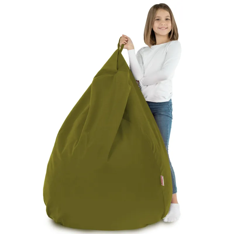 Pouf Poire XL Standard - Velours Soft – vue 84