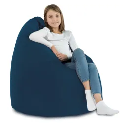 Pouf Poire XL Standard - Velours Soft – vue 21