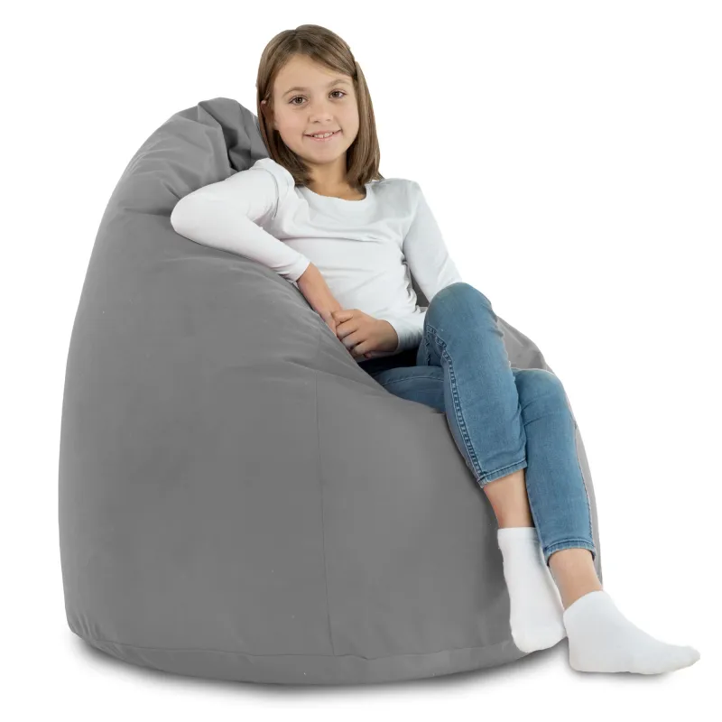 Pouf Poire XL Standard - Velours Soft – vue 22