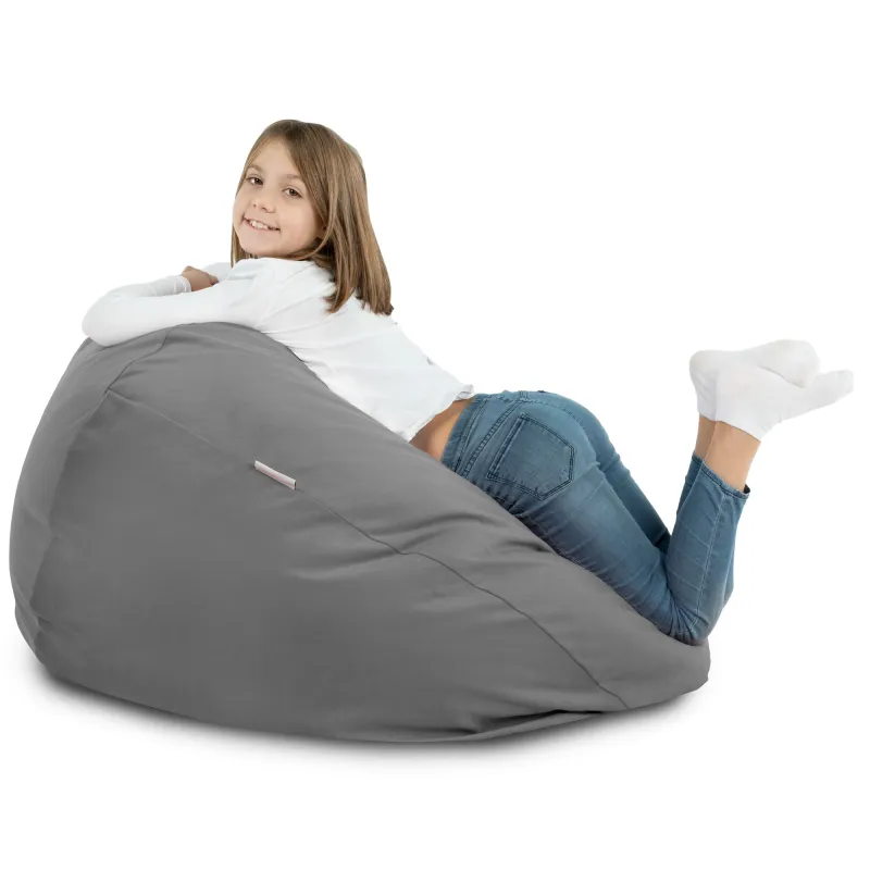 Pouf Poire XL Standard - Velours Soft – vue 71