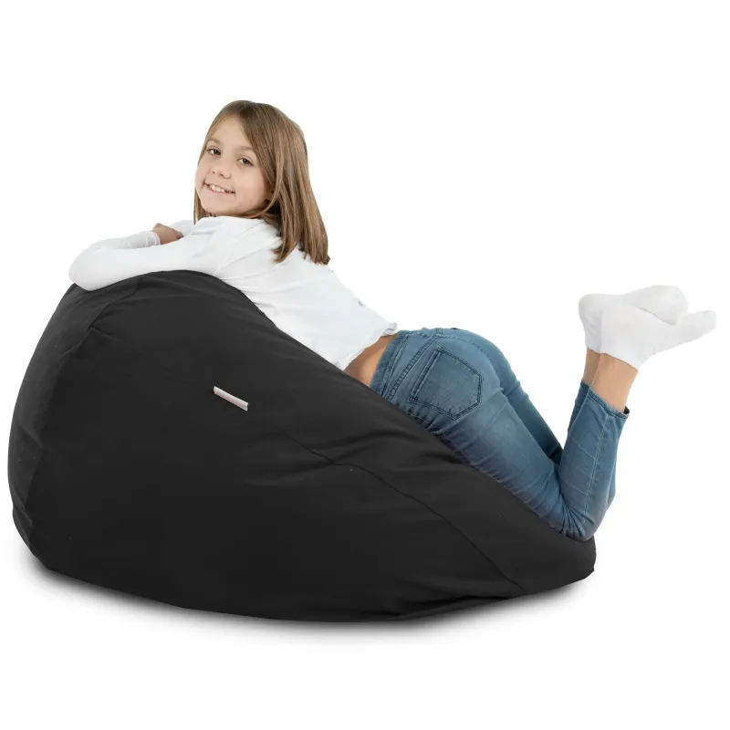 Pouf Poire XL Standard - Velours Soft – vue 69