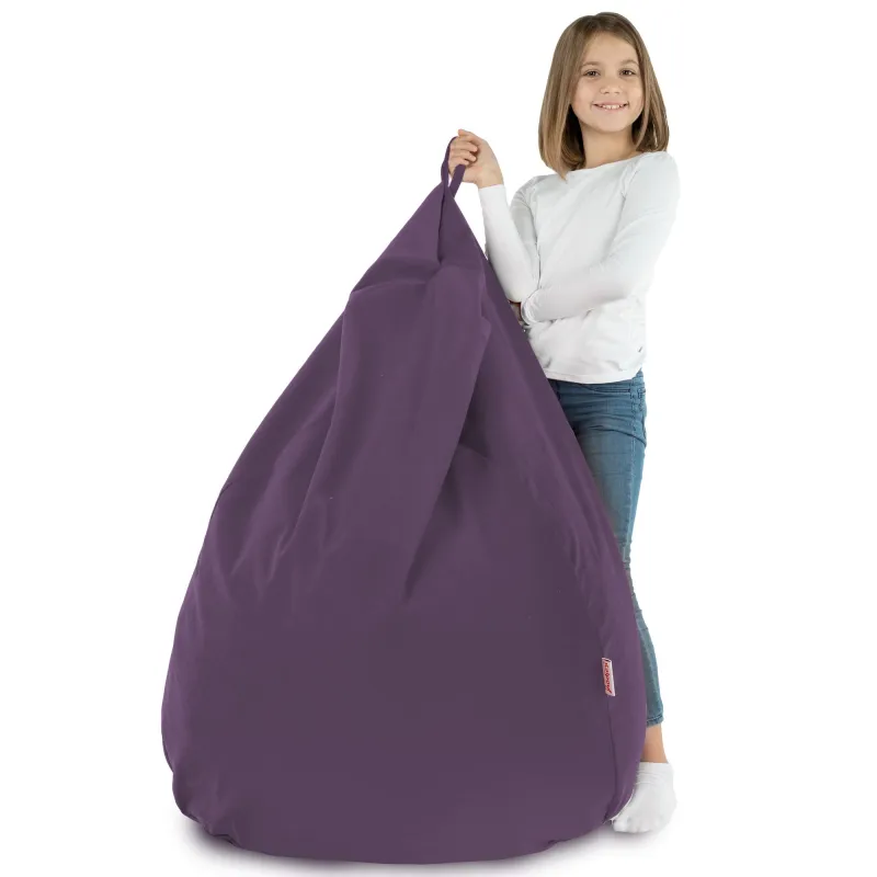 Pouf Poire XL Standard - Velours Soft – vue 74