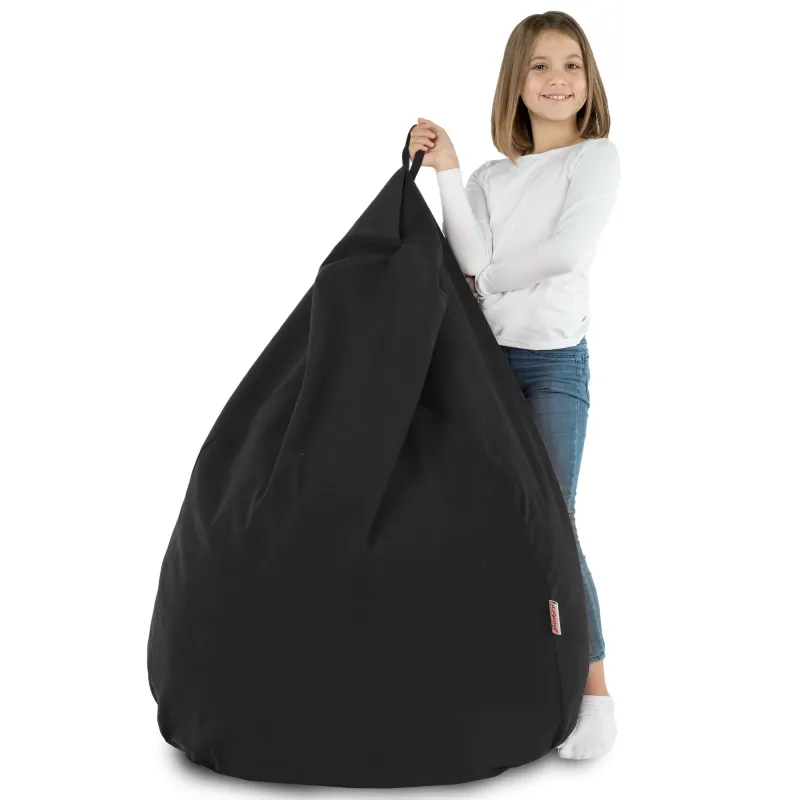 Pouf Poire XL Standard - Velours Soft – vue 86