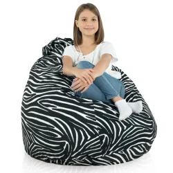 Pouf Poire XL Standard - Tissu Imprimé Premium – vue 67