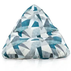 Pouf Poire de Sol XL Bermuda - Tissu Imprimé Premium – vue 22