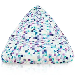 Pouf Poire de Sol XL Bermuda - Tissu Imprimé Premium – vue 23
