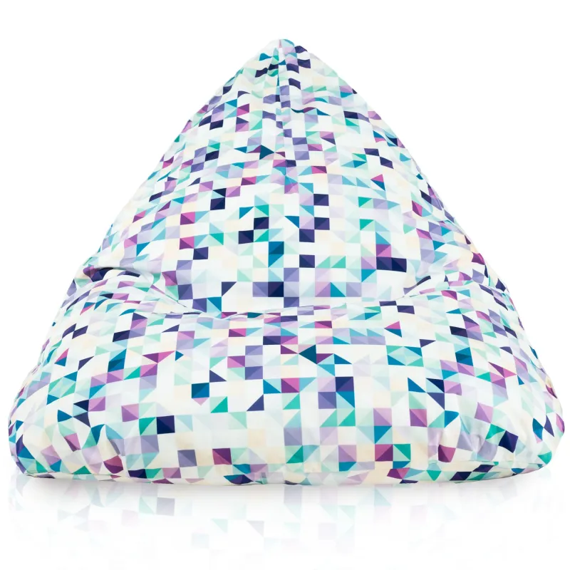 Pouf Poire de Sol XL Bermuda - Tissu Imprimé Premium – vue 23