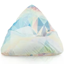 Pouf Poire de Sol XL Bermuda - Tissu Imprimé Premium – vue 24