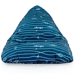 Pouf Poire de Sol XL Bermuda - Tissu Imprimé Premium – vue 28