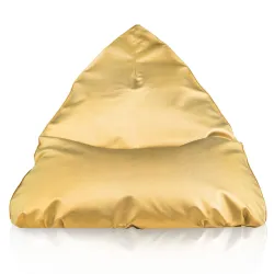 Style moderne et chic, pouf poire doré pour le salon ou la chambre