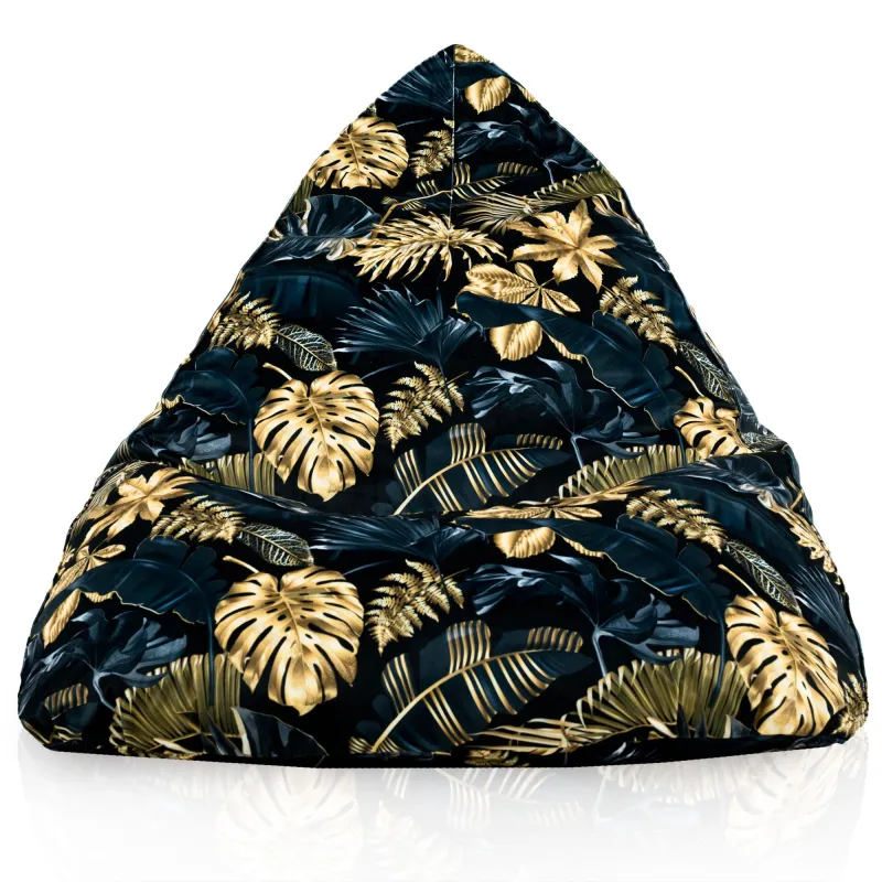 Pouf Poire de Sol XL Bermuda - Tissu Imprimé Premium – vue 30