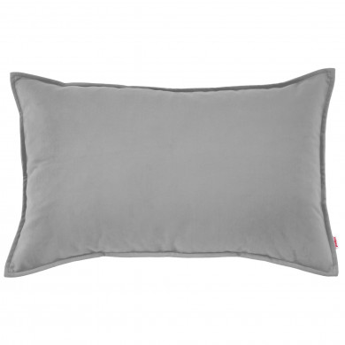 Gris clair Coussin Rectangulaire velours