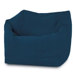 Fauteuil Pouf Siège de Sol Cube Amalfi - Velours Soft