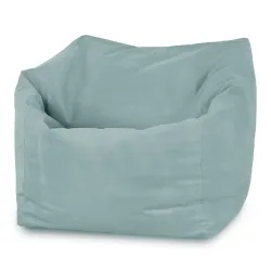 Fauteuil Pouf Siège de Sol Cube Amalfi - Velours Soft