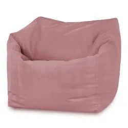 Fauteuil Pouf Siège de Sol Cube Amalfi - Velours Soft