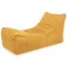 Jaune moutarde Pouf Poire Fauteuil Lounge Athènes velours