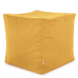 Pouf Cube Carré - Velours Soft