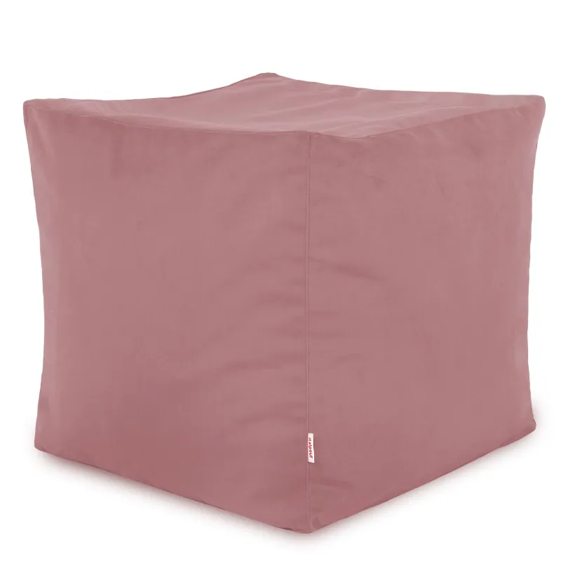 Pouf Cube Carré - Velours Soft – vue 7