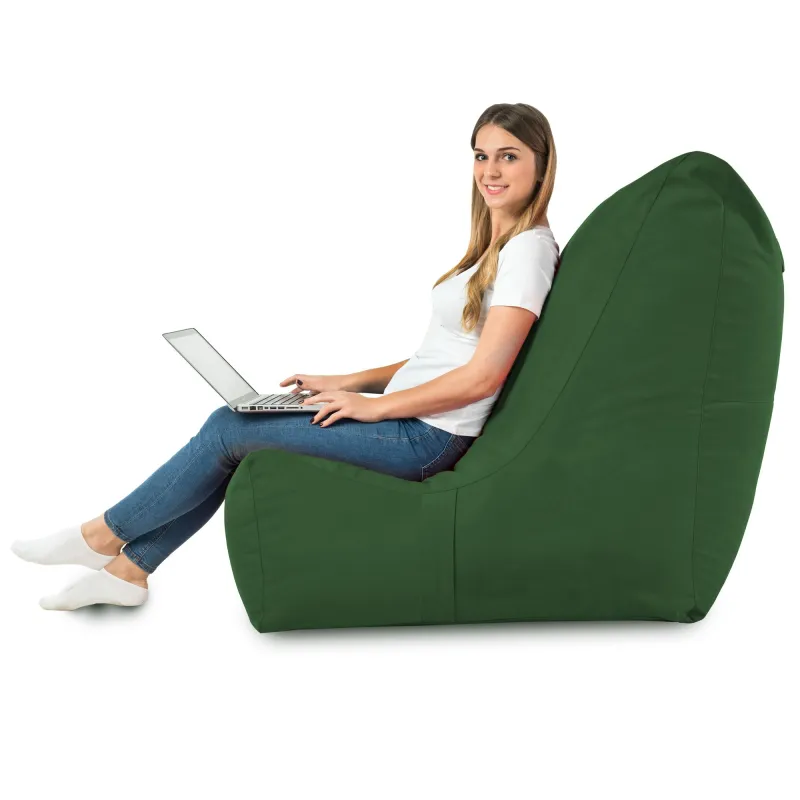 Fauteuil Pouf Relax XXL pour adultes Disinto - Velours Soft – vue 34