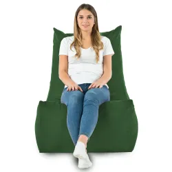Fauteuil Pouf Relax XXL pour adultes Disinto - Velours Soft – vue 50