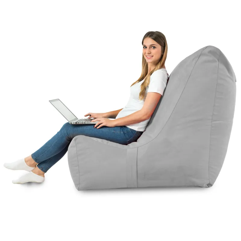 Fauteuil Pouf Relax XXL pour adultes Disinto - Velours Soft – vue 39