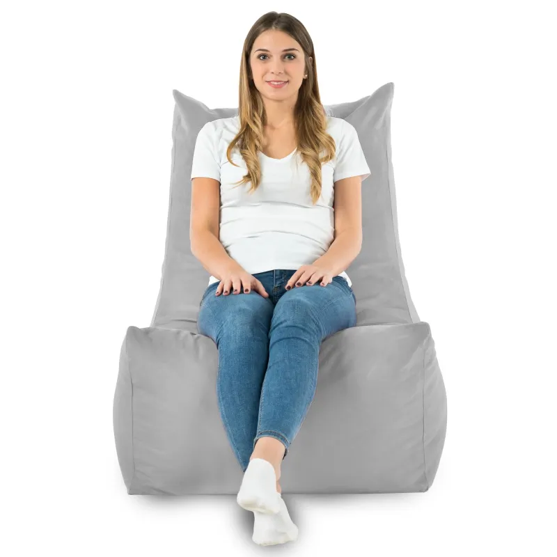 Fauteuil Pouf Relax XXL pour adultes Disinto - Velours Soft – vue 55