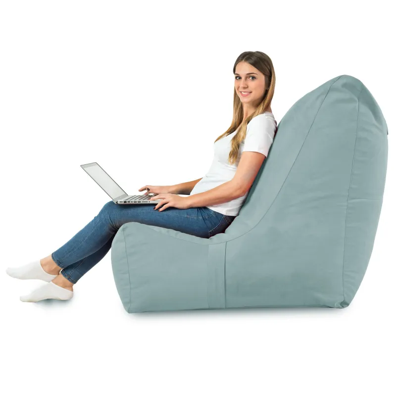 Fauteuil Pouf Relax XXL pour adultes Disinto - Velours Soft – vue 42
