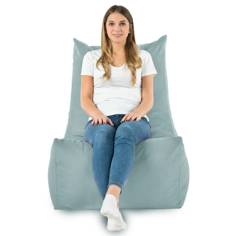 Fauteuil Pouf Relax XXL pour adultes Disinto - Velours Soft – vue 59