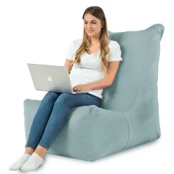 Fauteuil Pouf Relax XXL pour adultes Disinto - Velours Soft – vue 75