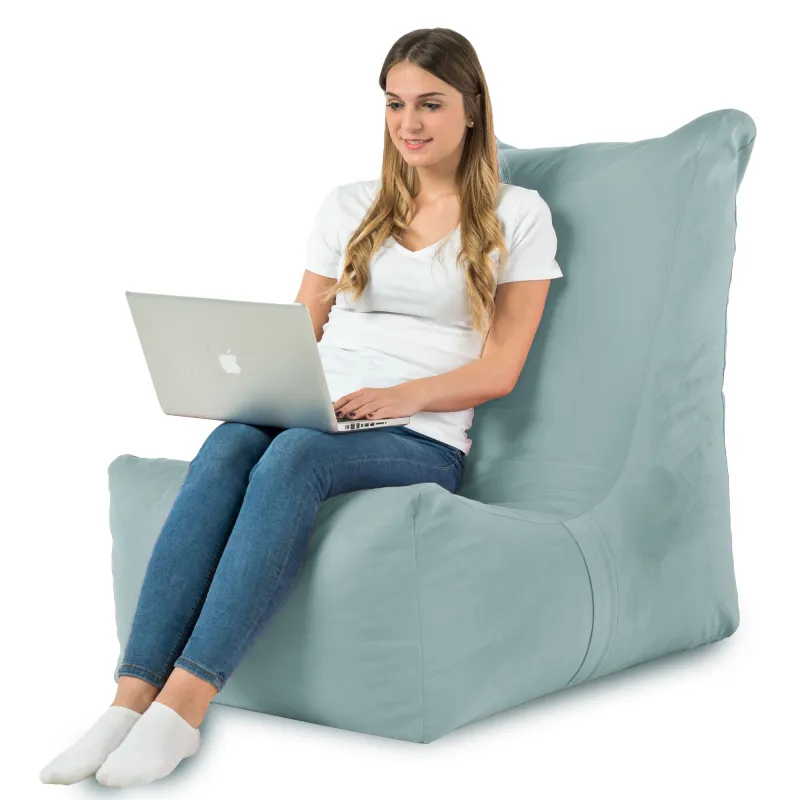 Fauteuil Pouf Relax XXL pour adultes Disinto - Velours Soft – vue 75