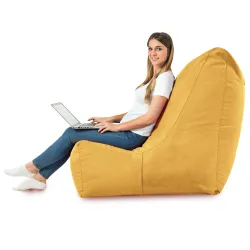Fauteuil Pouf Relax XXL pour adultes Disinto - Velours Soft – vue 45