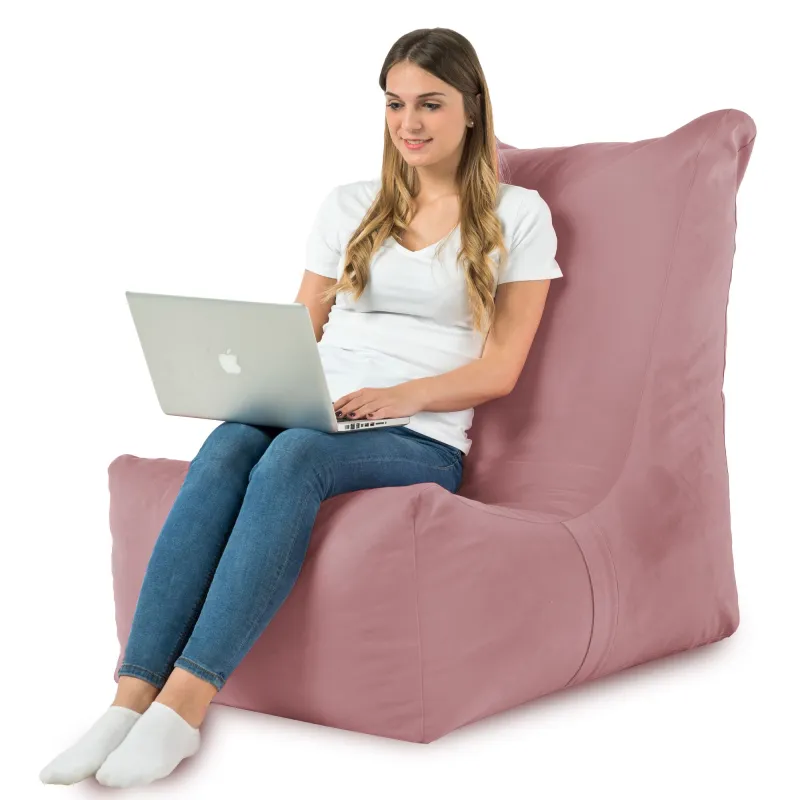 Fauteuil Pouf Relax XXL pour adultes Disinto - Velours Soft – vue 78