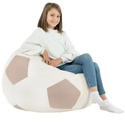 Pouf Fauteuil Ballon de Football XL  pour enfants - Velours Soft – vue 15